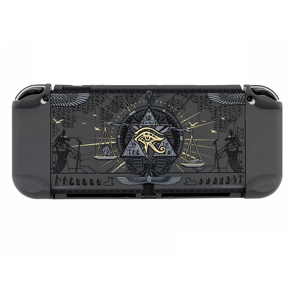 GeekShare Nintendo Switch OLED Protective Case Black PC Hard Shell Black Cover