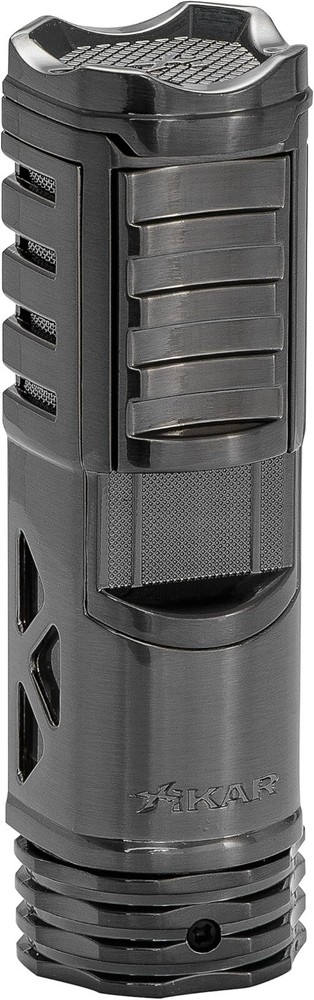 Xikar Tactical 1 Single Jet Flame Lighter, Gunmetal