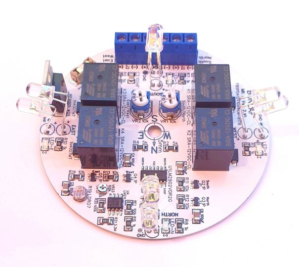MK III 10A 12VDC Dual Axis Solar PV Panel Sun Tracking Analog Control Board