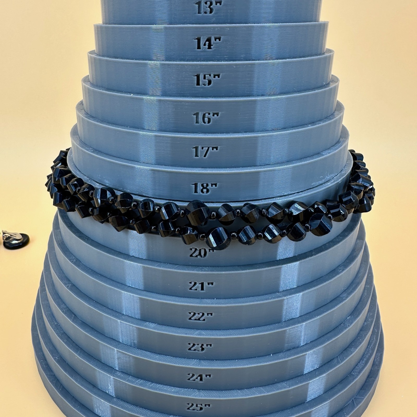 Vintage Black Acrylic Mix Jewelry Lot Earrings Necklaces Bracelets Faceted Bead