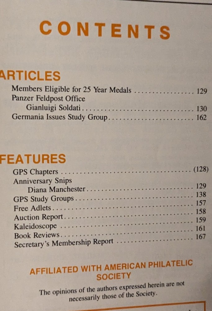 German Postal Specialist Apr 1989 Panzer Feldpost Office Money Transmittals