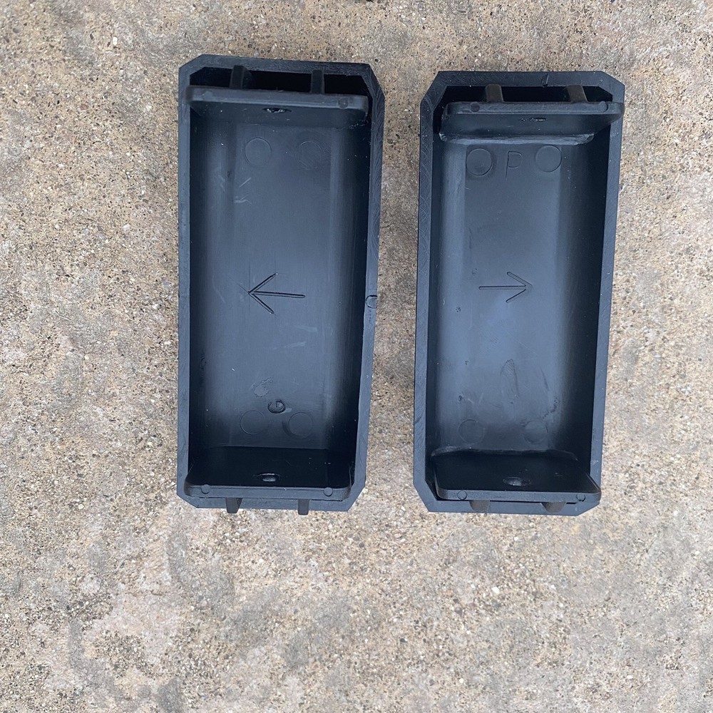 Bowflex Power Pro XTL Ultimate Rail End Cap Replacement Parts 2 Pieces Rectangle