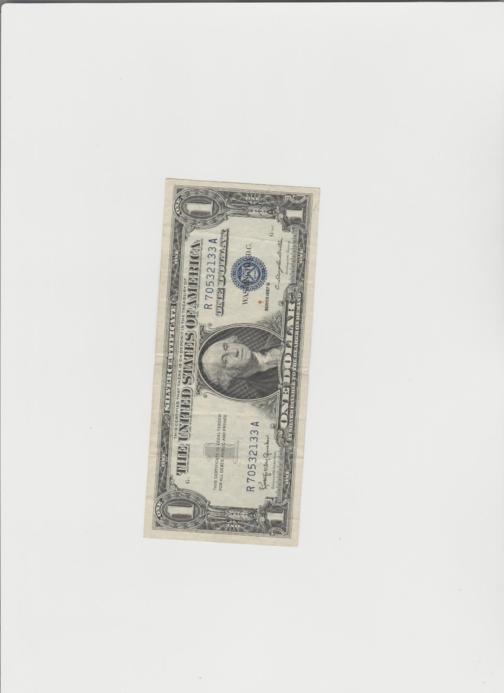 Lightly Circulated 1957-B Silver Certificate
