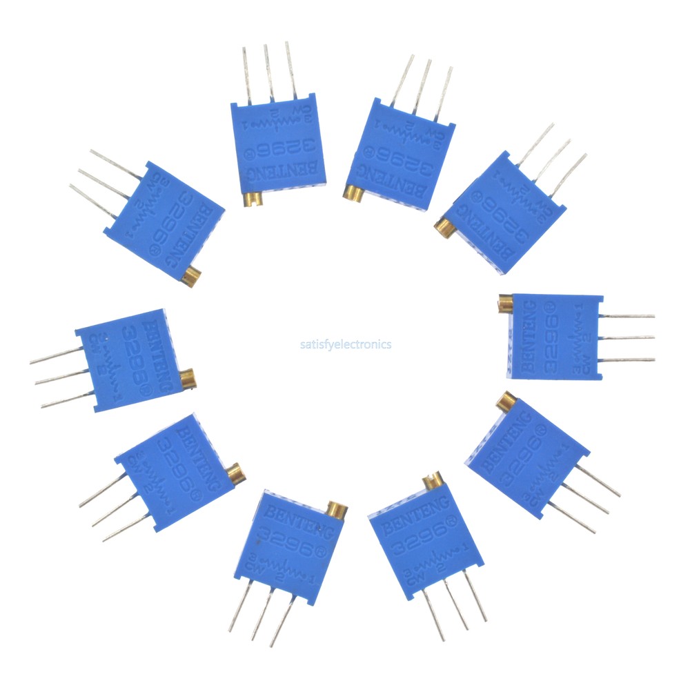 10pcs 3296 W High Precision Variable Resistor Potentiometer Trimmer 103 10K ohm