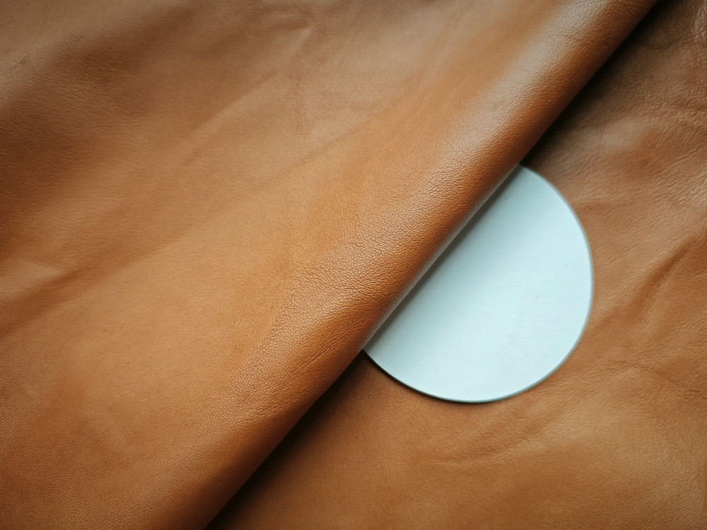 brown soft goat skin leather whole hide