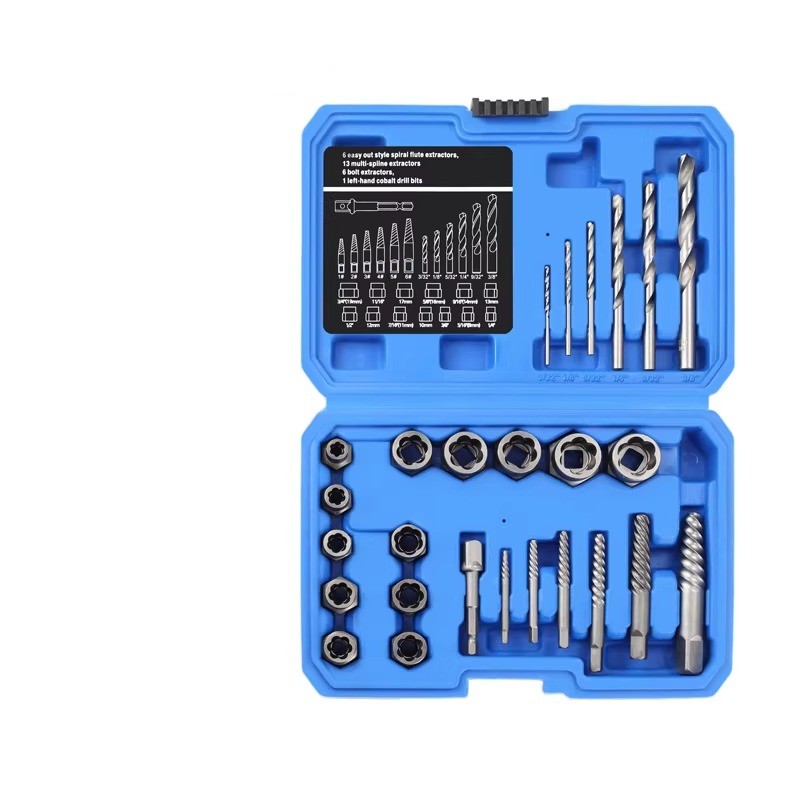 Reverse Socket Wrench for Removing Damaged or Rusted Nuts – Screw Removal Tool