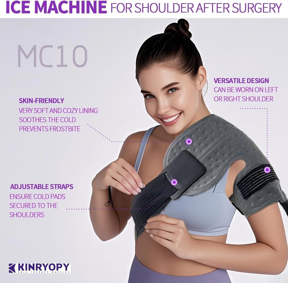Cold Therapy Machine Shoulder Ice Therapy System Timer Quiet Portable