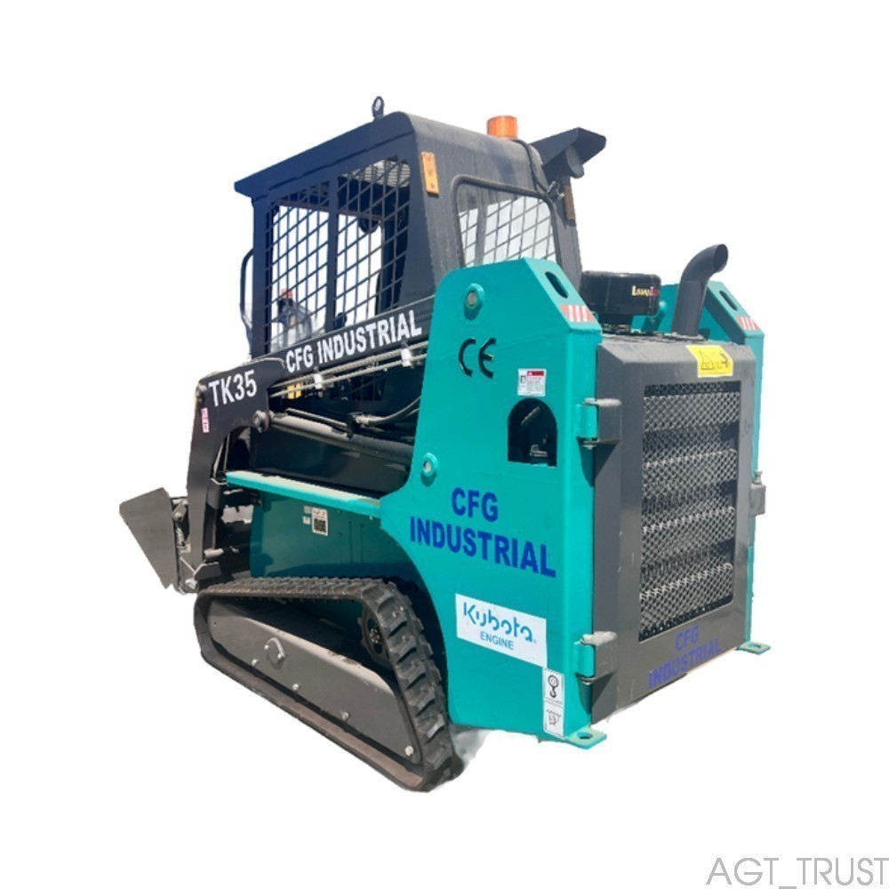 NEW 27HP 1.4 Ton CFG TK35 Tracked Mini Skid Steer Loader with Kubota Engine 2025