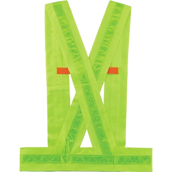 Ergodyne 8140Ba Break Away Sash, Polyester, Lime, M/L
