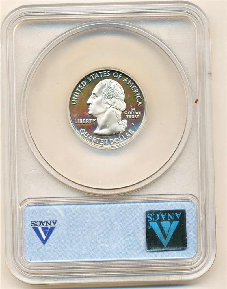 us coin 2003-S State proof 25 cent ANACS PR 70 DCAM......... .C50079