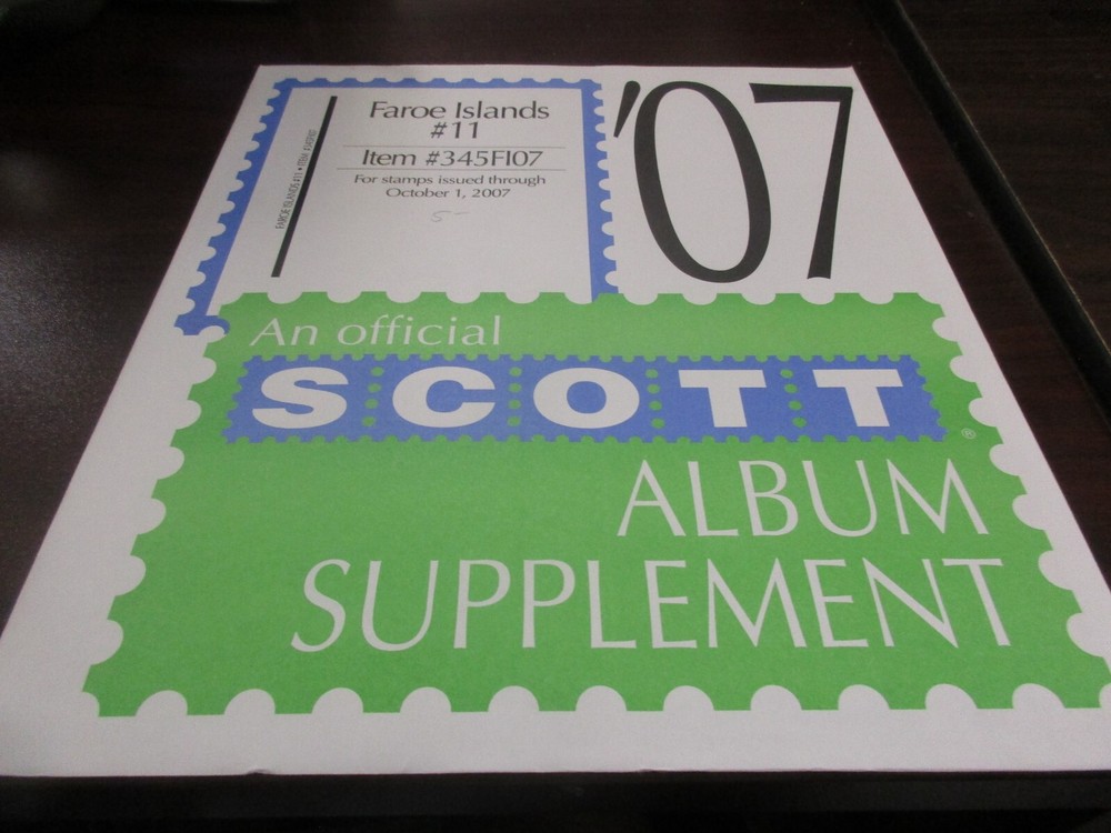 "SCOTT" FAROE ISLANDS #11 ,   SUPPLEMENT  W/FREE SHIPPING!!