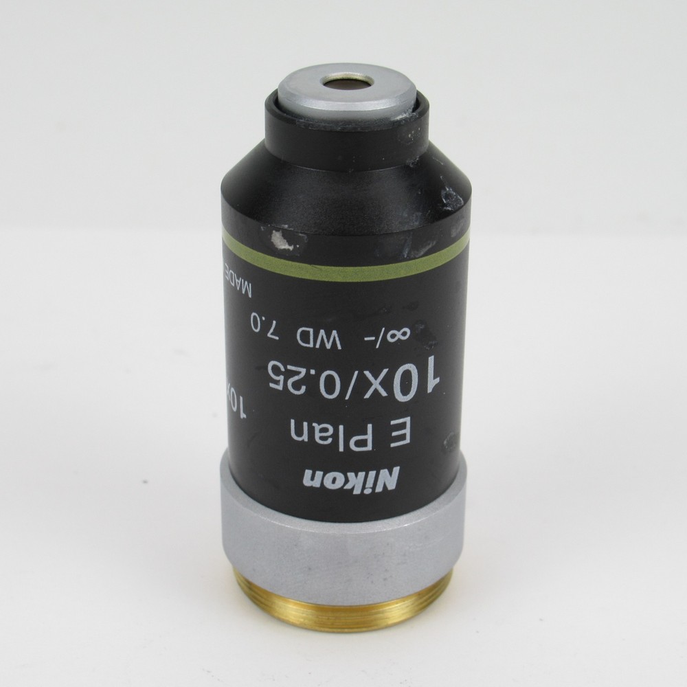 NIKON E PLAN 10X/0.25 INFINITY/- OFN20 MICROSCOPE OBJECTIVE FOR ECLIPSE SERIES