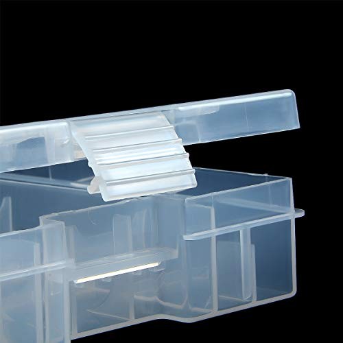 Organizer Storage Case Box Holder Clear Plastic Container 47 Batteries