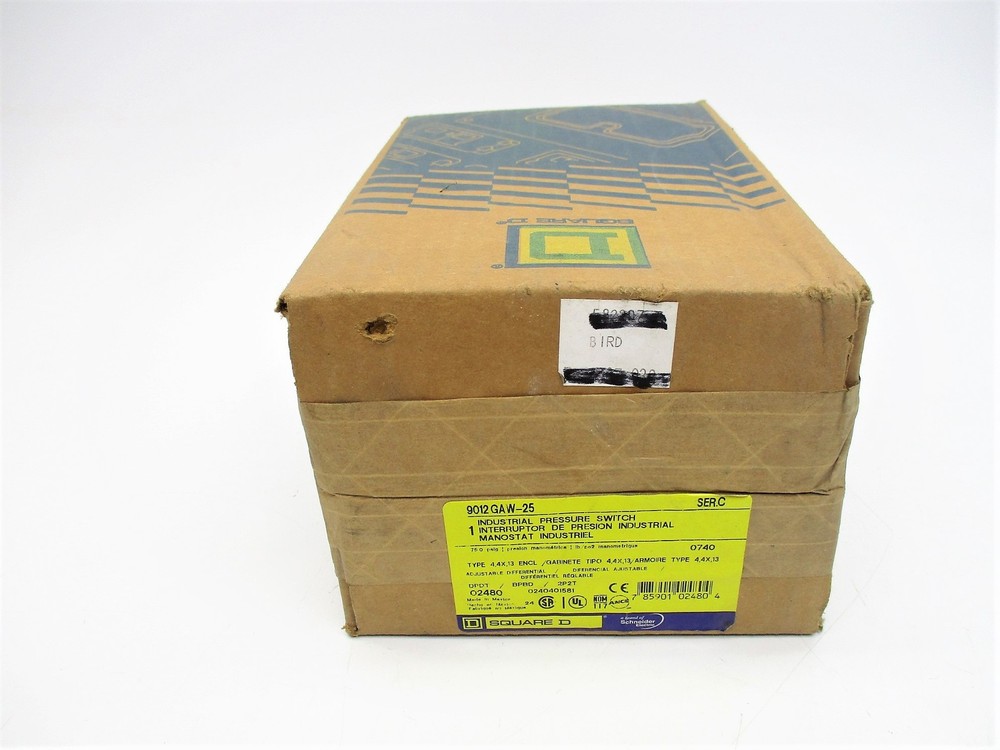 SQUARE D 9012GAW25 SER. C 75.0PSI NSFS