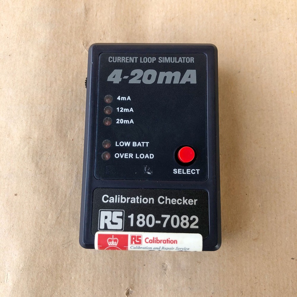 RS 180-7082 CALIBRATION CHECKER AND CURRENT LOOP SIMULATOR