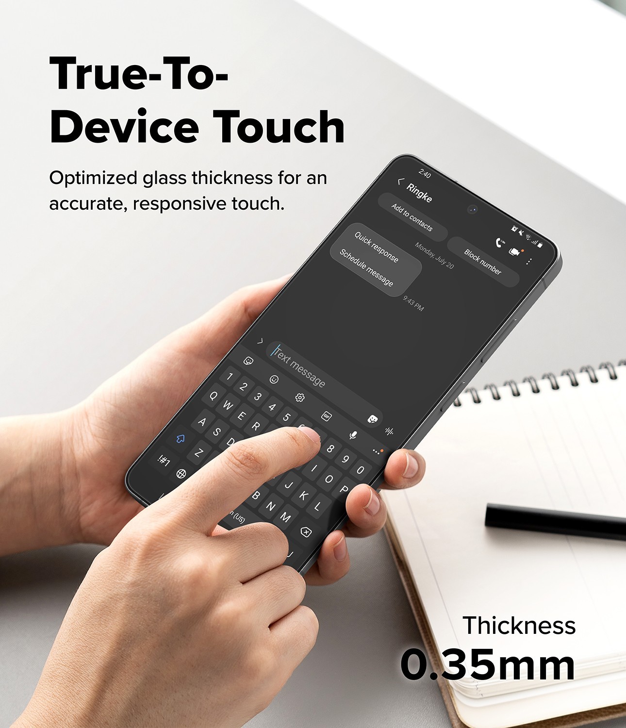 For Samsung Galaxy S26 Ultra/Plus/26 Screen Protector | [Easy Slide] Glass 2PK