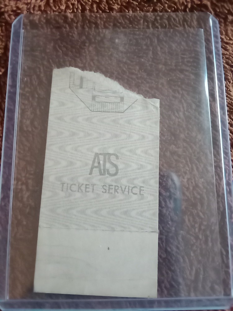 Kiss 💋 Kisstory Ticket Stub 9-1-76, Destroyer Tour,S.Bend Indiana 🎸Bob Segar