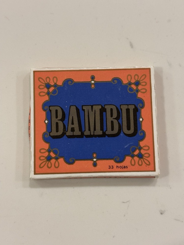 Vintage Pack of BAMBU Rolling Papers • Spain