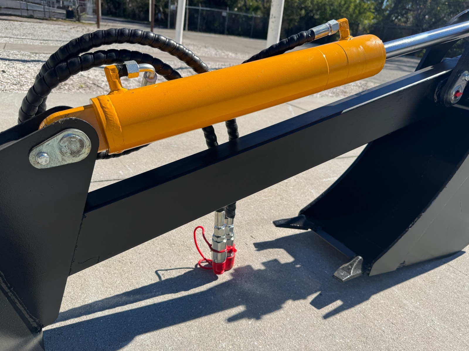 Mini Skid Steer Backhoe Excavator Hydraulic Attachment Digger 10" Bkt