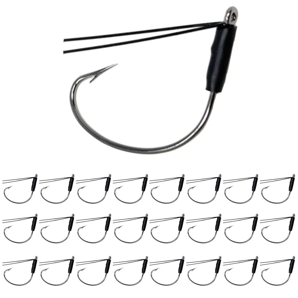 Reaction Tackle High Quality Wacky Hooks- 25 Pack