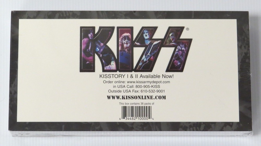 KISS ALIVE! TRADING CARDS SEALED 36 PACK BOX 2001