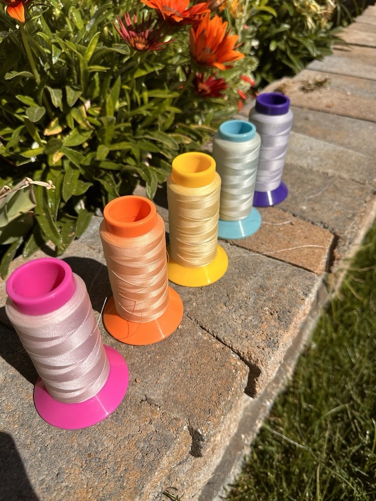 (5) Solar Activated Color Changing Embroidery Thread 1000 M Cones