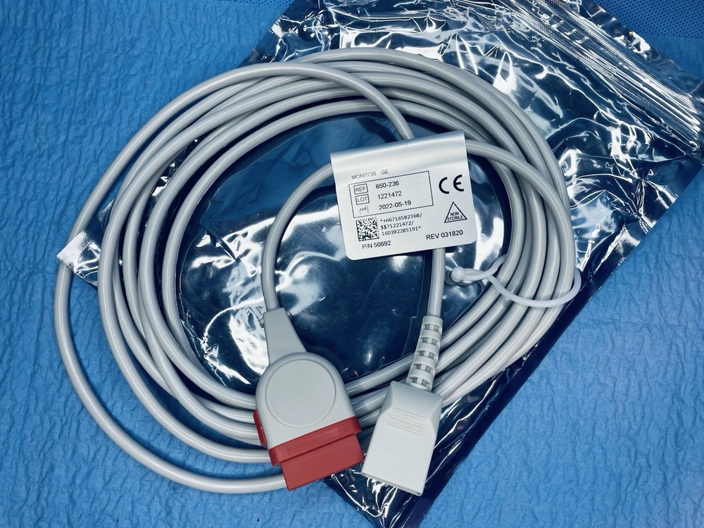 Utah Medical Compatible IBP Adapter Cable Ref 650-236