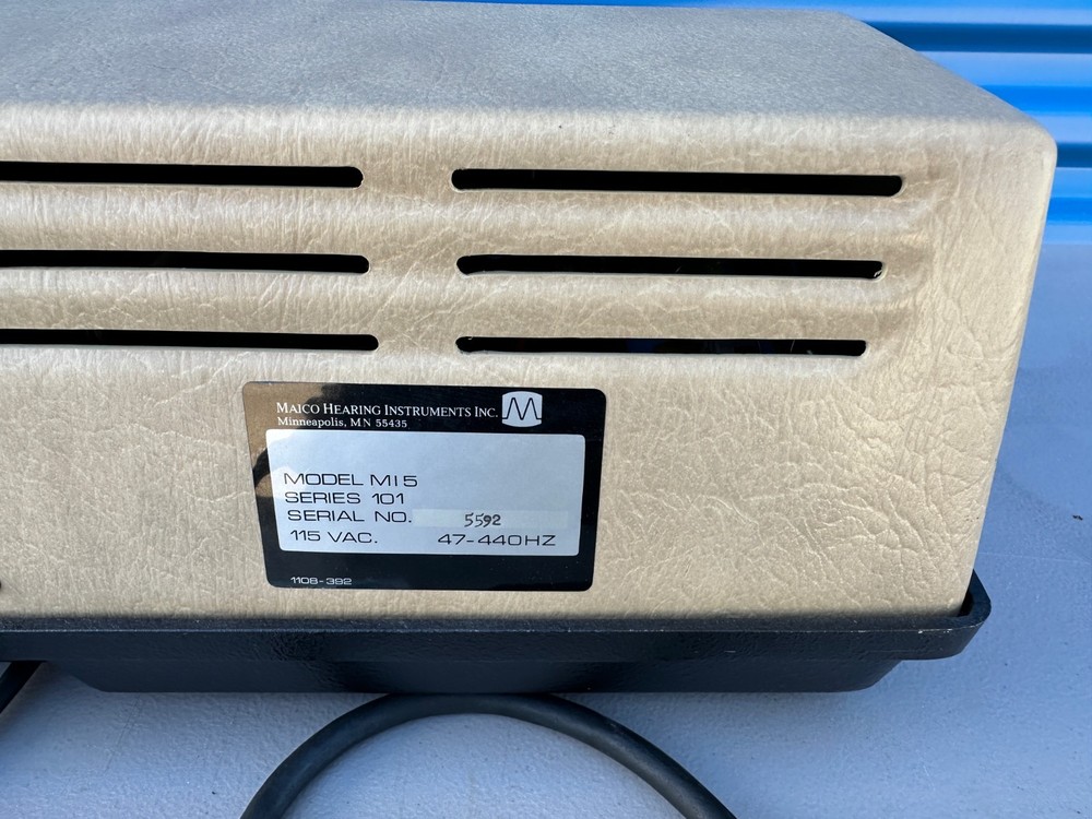 Vintage Maico Hearing Instruments Model MI5 Hearing Testing Machine
