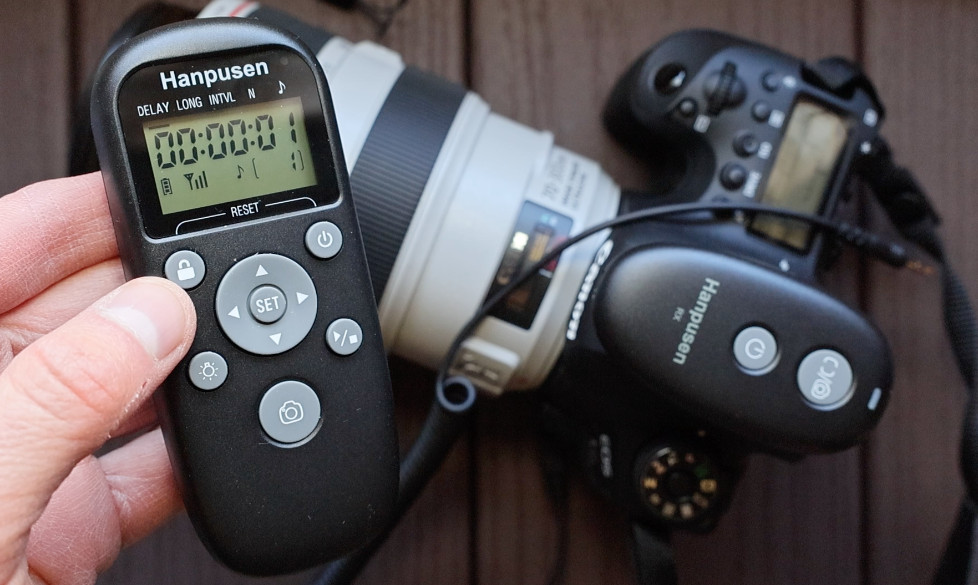 Rechargeable Wireless Intervalometer Shutter Release for Canon Cameras