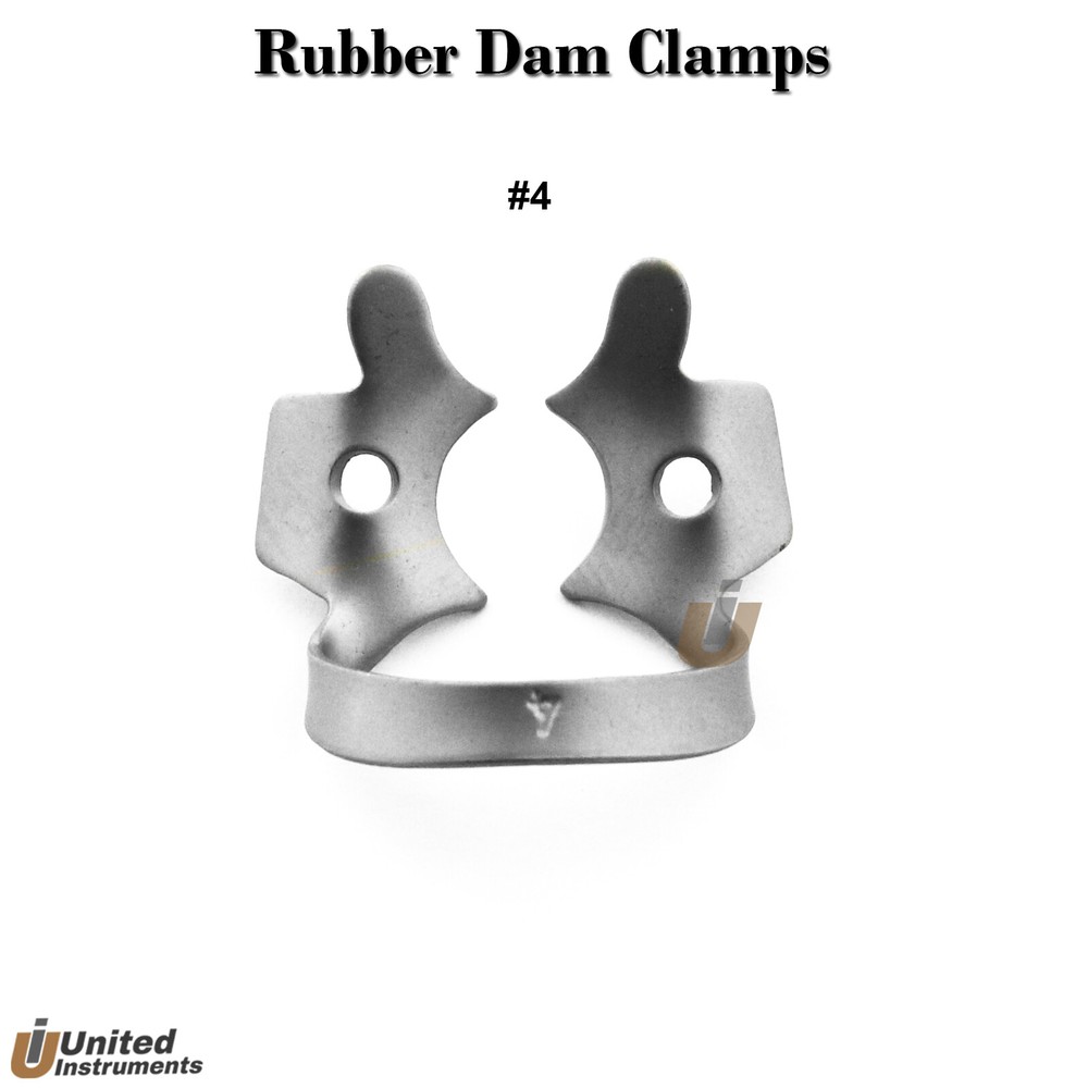 Rubber Dam Clamps Forceps Starter Tools Set Tooth Isolation Teeth Restorative