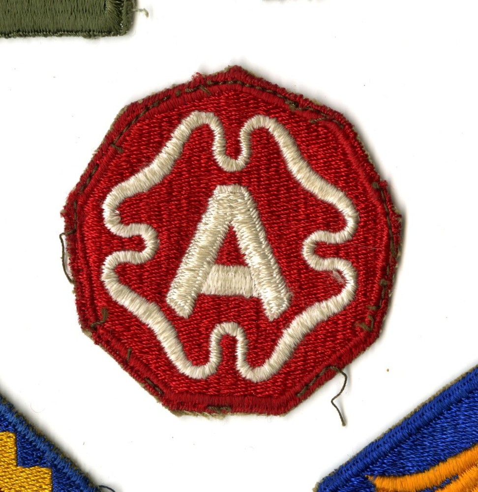 Ninth Army White Back Patch Europe Bulge Germany