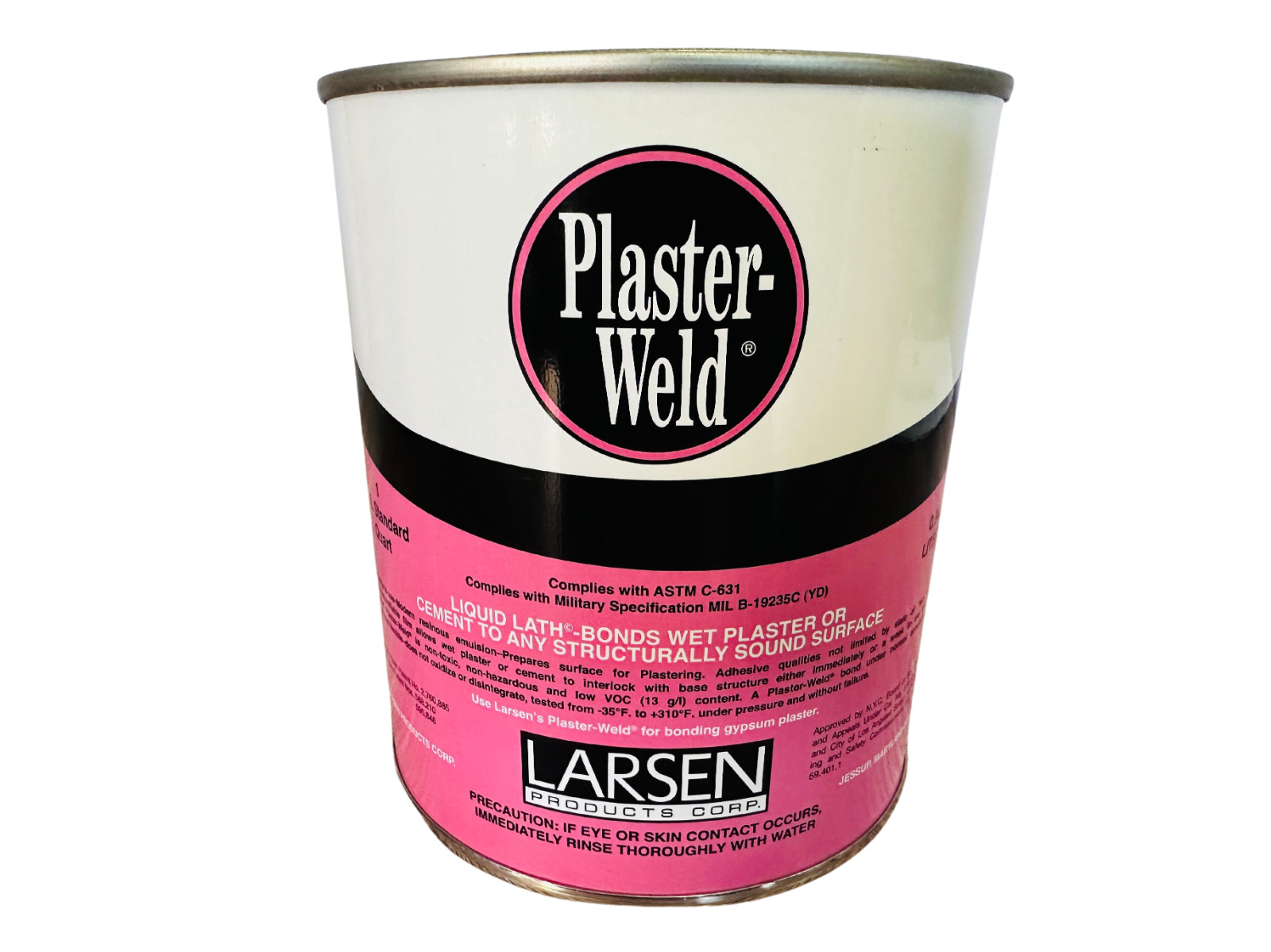 Larsen Products - Plaster-Weld (Quart) - Bond new plaster