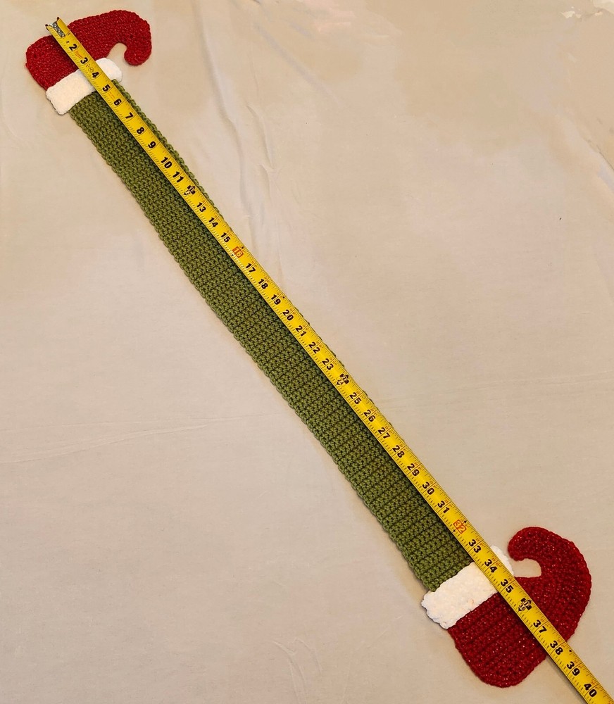 Handmade Crocheted Elf Legs Scarf