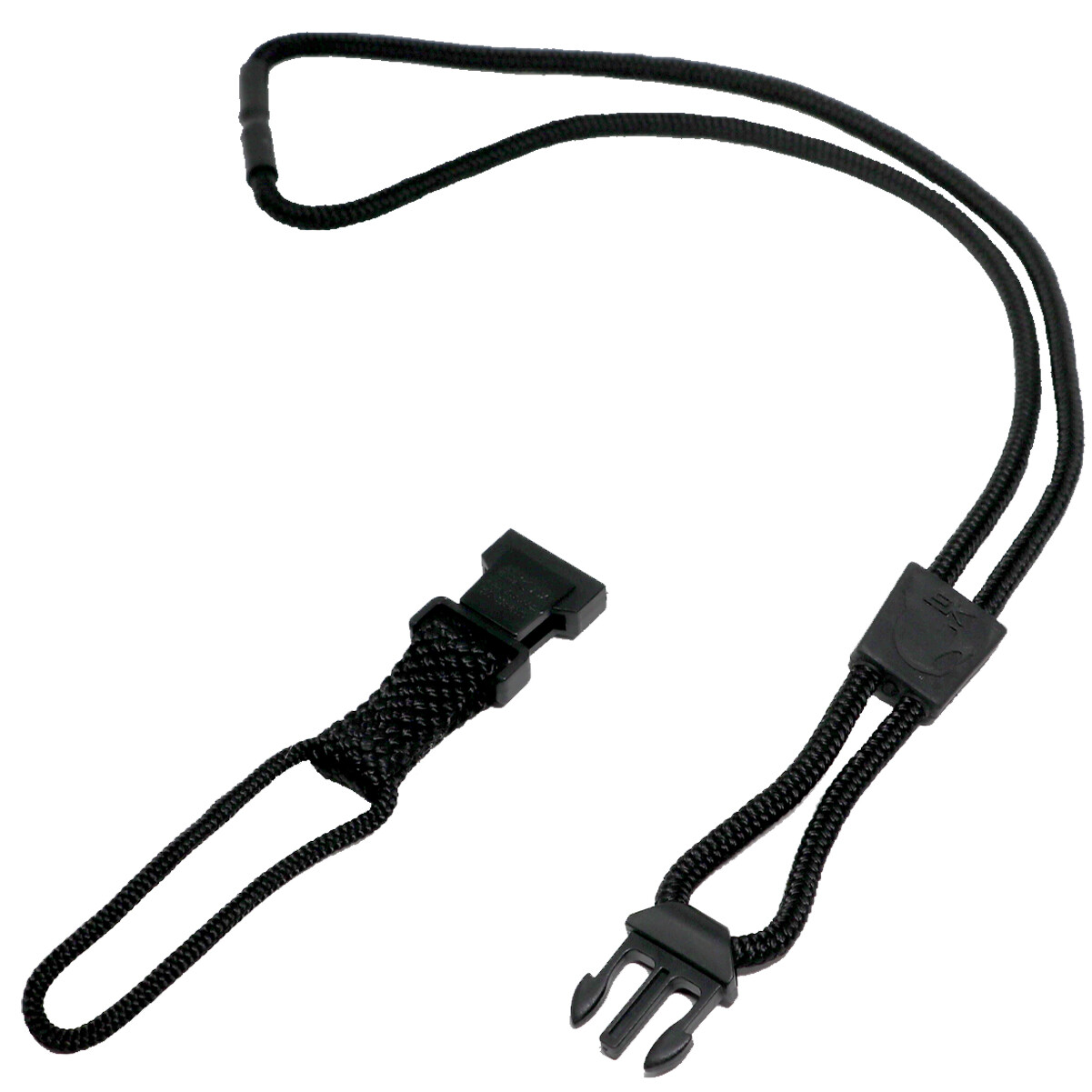 Black EK Lanyard Plus w Detachable Soft End (10252) by EK USA - Heavy Duty Nylon