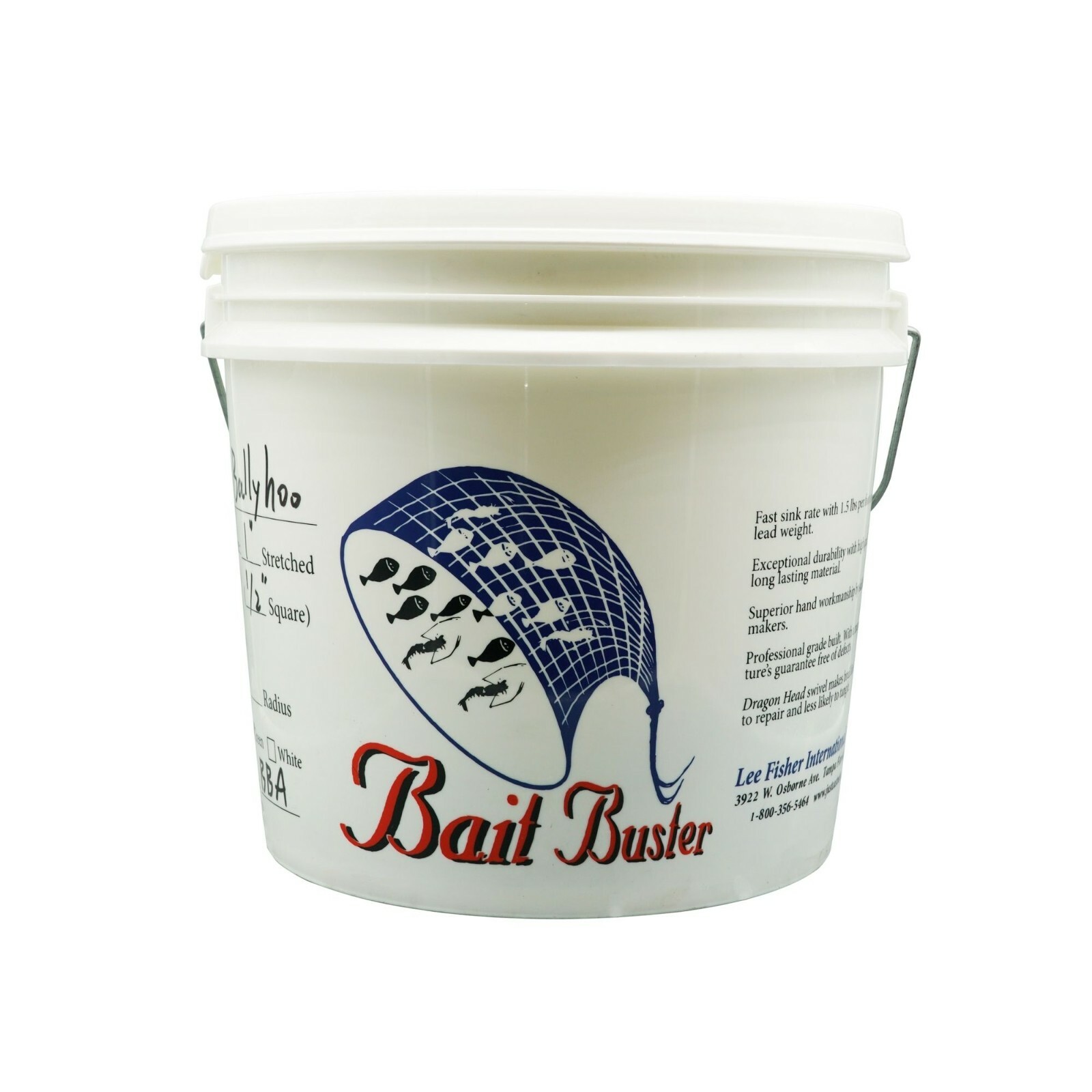 Bait Buster Cast Net - 3/8" Sq. Bait Mesh (1.5lb/ft)
