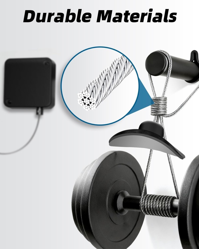 6.5 Ft Retractable Remote Control Safety Lock Tether, Leash...