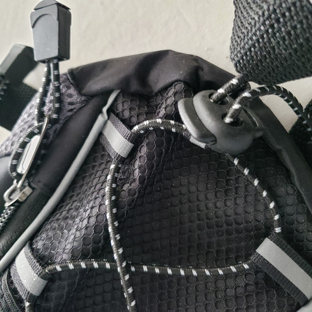 BLACK Camera Bag WITH STRAP AND CARIBINER 2 POCKETS