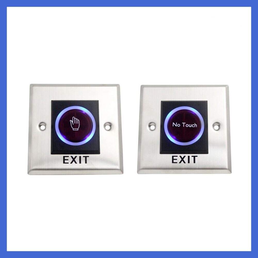 Touchless 86 Type Self Reset Button Infrared Induction Sccess Control Switch