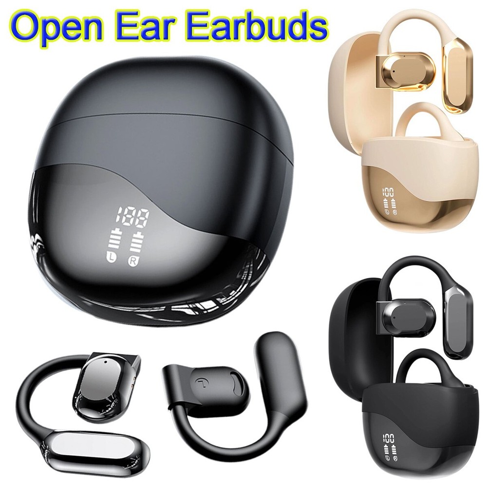 Wireless Bluetooth Headphones Open Ear Earbuds Stereo For iPhone Samsung Google