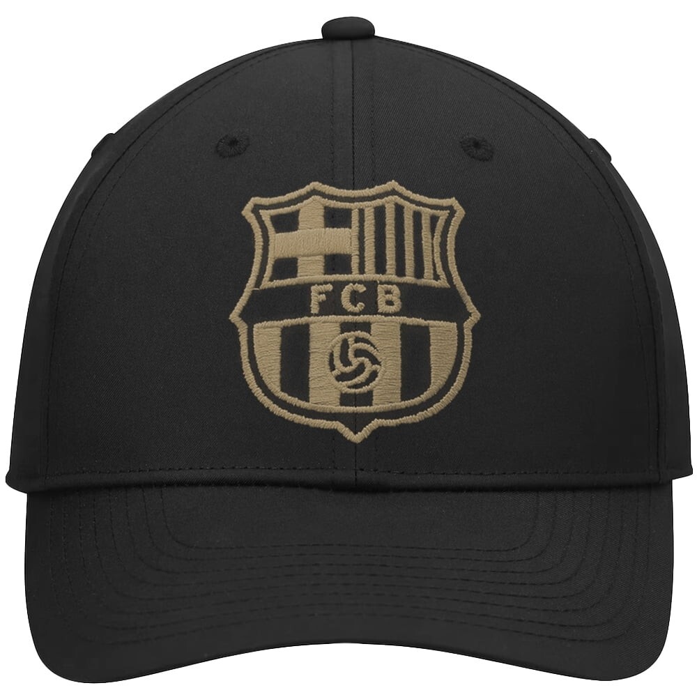 FC Barcelona Black/Gold Cap, Adjustable, Licensed