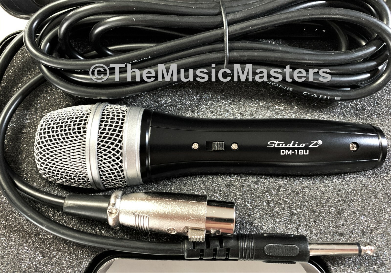 Professional Style Handheld Karaoke DJ Band PA Vocal MICROPHONE w/ Case & Cable