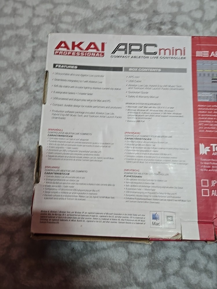AKAI PROFESSIONAL mini Multifunctional Compact Ableton Live Controller Hybrid 3