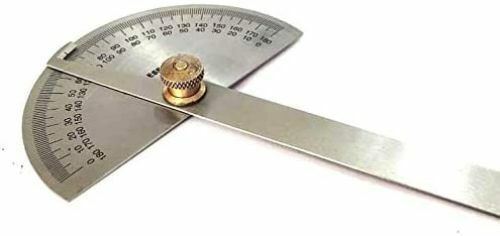 Stainless Steel Protractor 0-180 degrees (Degree Protractor)- (USA FULFILLED)
