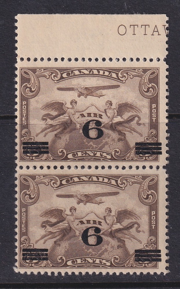 Canada, Scott C3, MNH pair