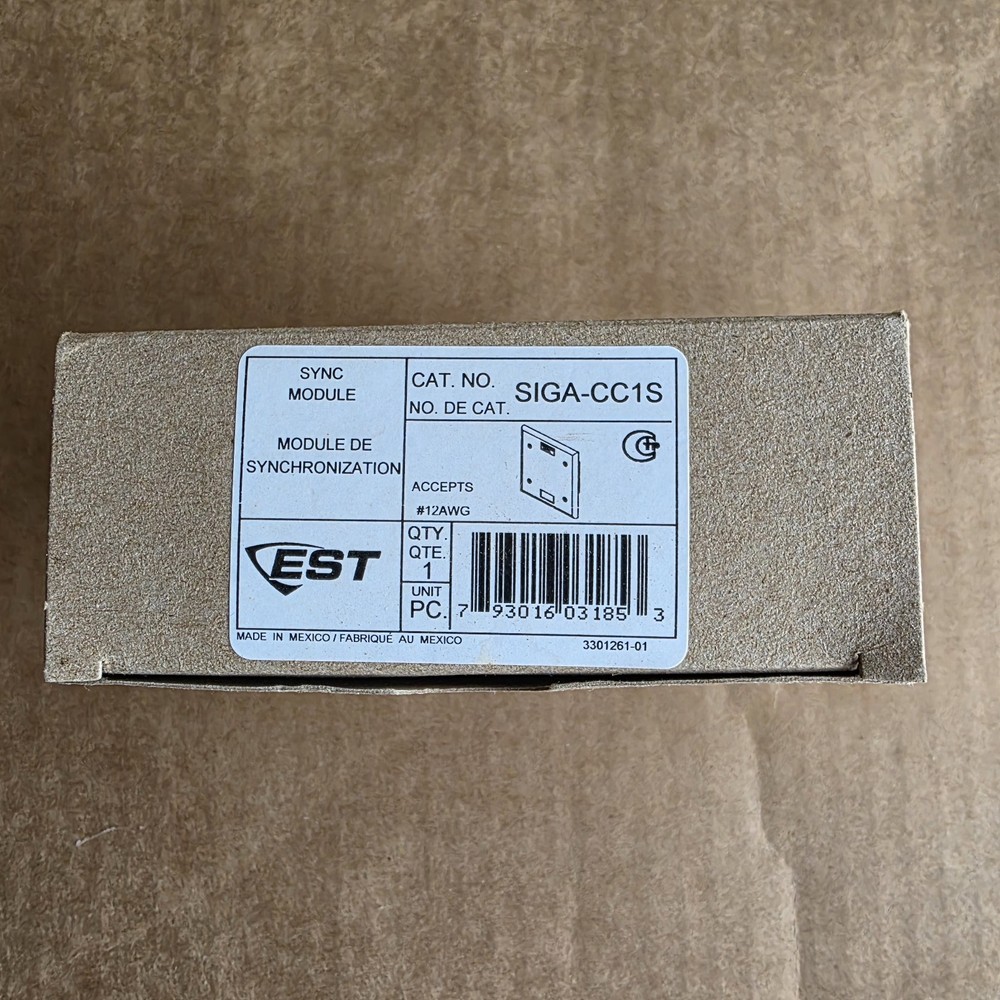 Edwards EST SIGA-CC1S SYNC Module - New