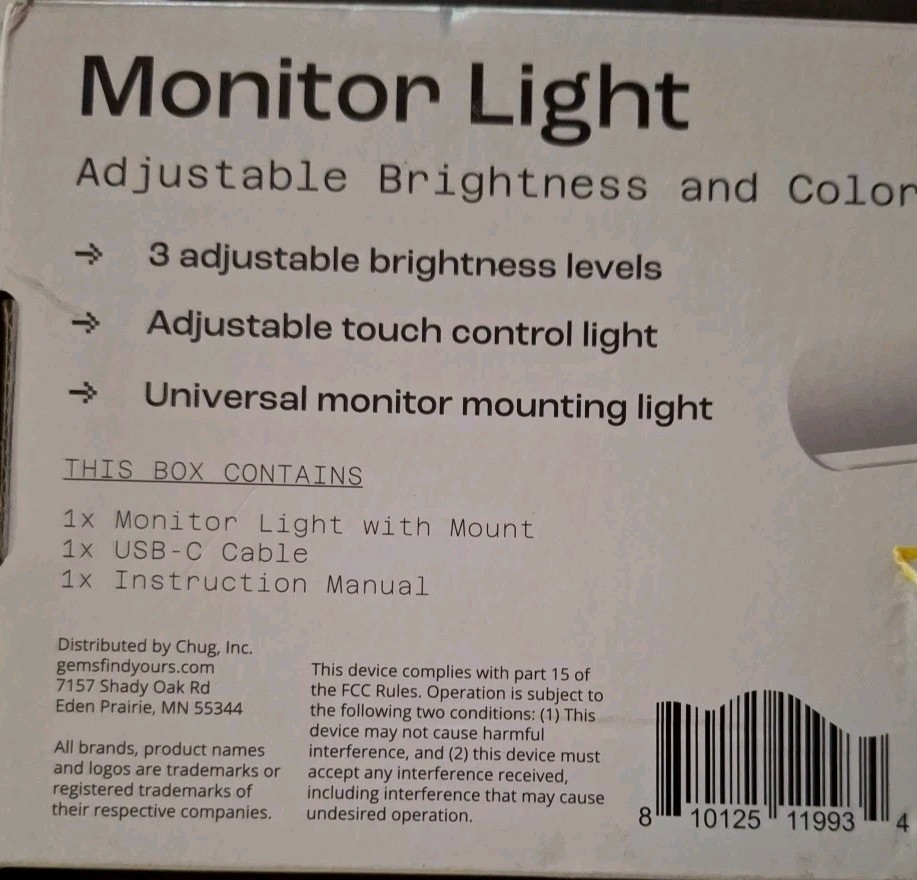 North Adjustable Monitor Light