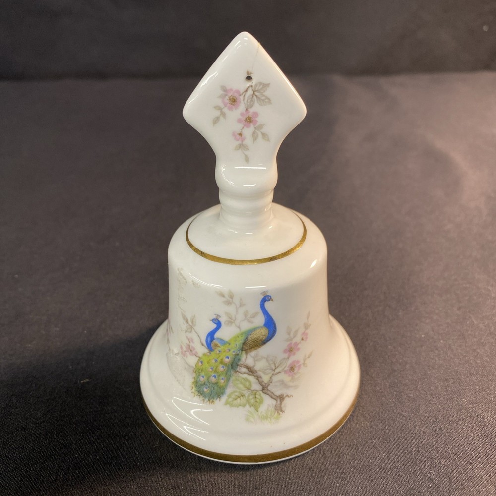 Countess Fine Bone China Bell- Peacock Pattern- RARE