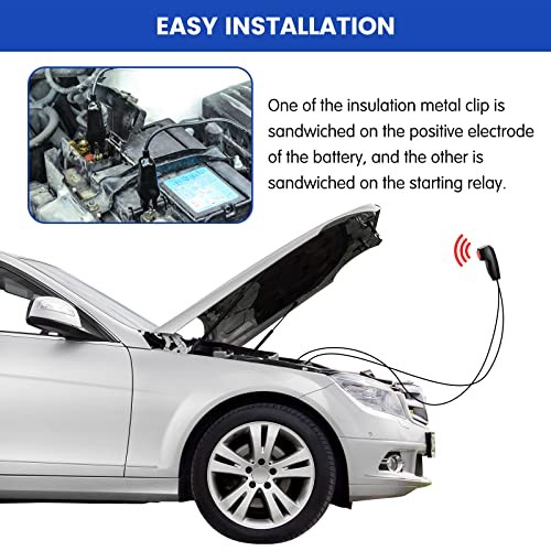 Remote Starter Switch, Starter Button Used for 6v, 12v, 24v Vehicle System,