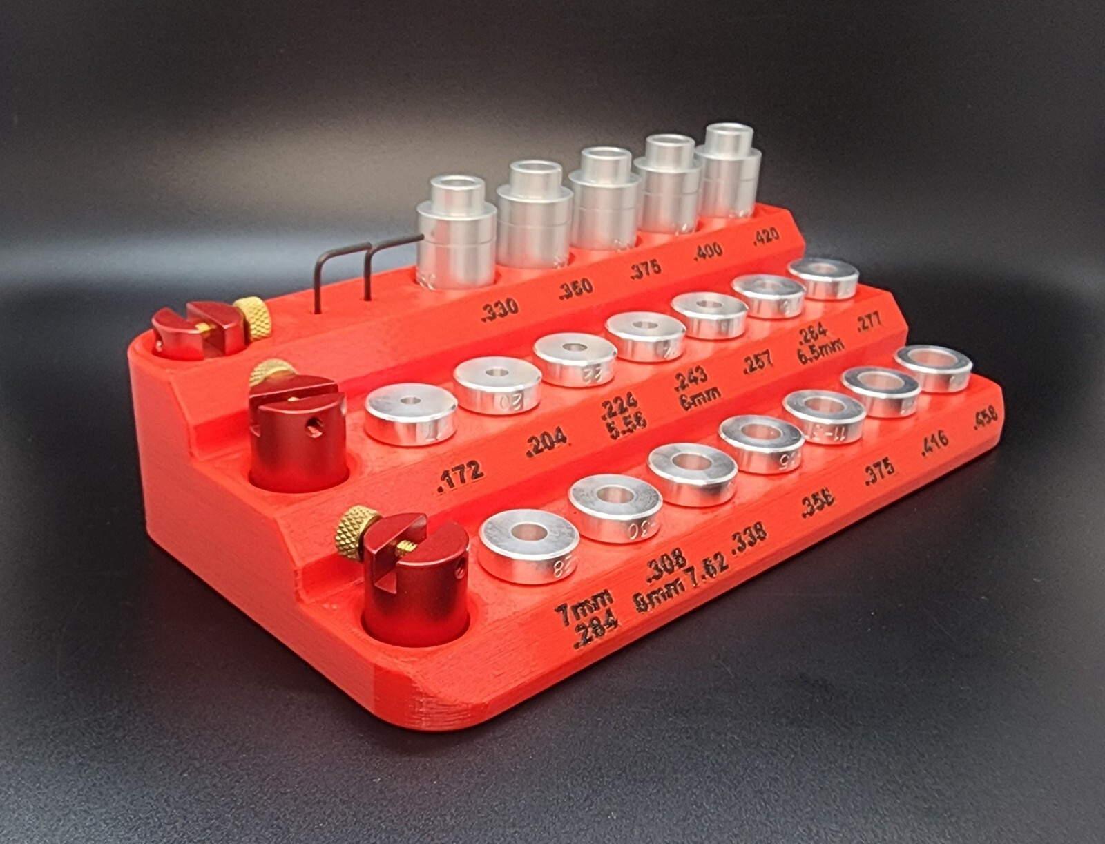 Hornady Bullet Comparator Anvil Headspace Storage Table Stand Organizer RMD3D