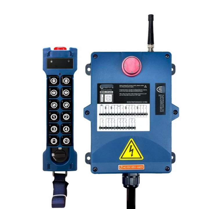 Wireless Remote Control 12 Buttons Transmitter For Crane Hoist Truck Controller